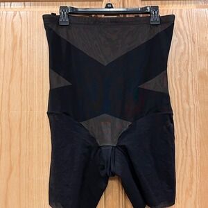 Honeylove SuperPower High-Waisted Shaper Shorts 2X Black Tummy Control